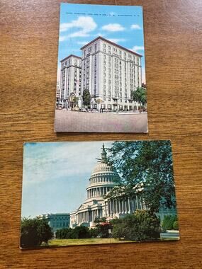 Vintage Washington DC Postcard Lot 1940 Hotel Hamilton US Capitol Capsco